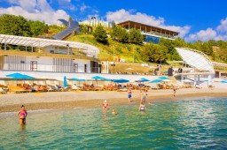 Лучшие отели Ялты с собственным пляжем на берегу моря