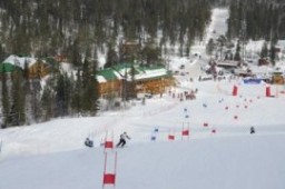 Веб-камера склона на курорте "Салма" в Мурманске